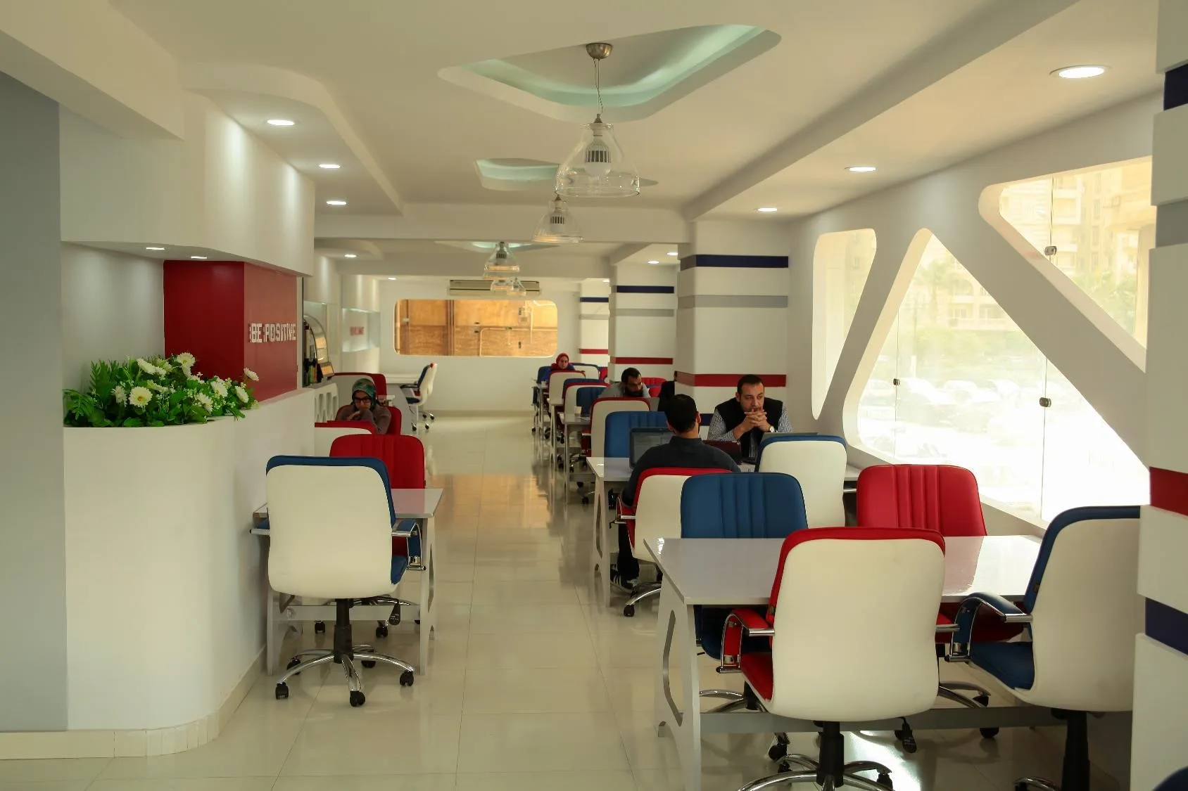 Workstation coworking space